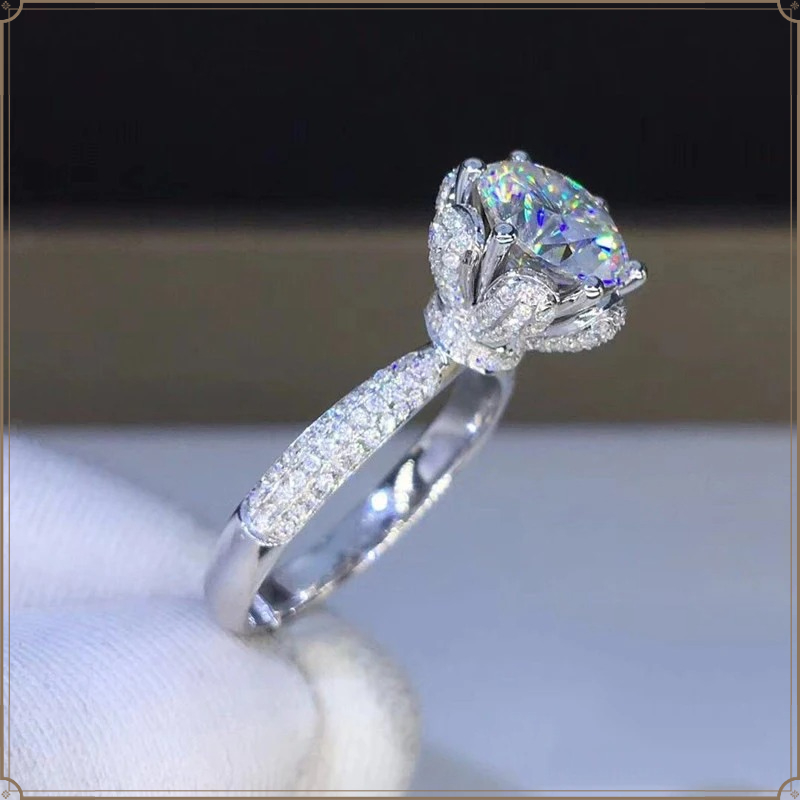 Morganit-Ring VVS1-Qualität La – Moissanite Engagement Ring 1 Carat Bewertung und Preis