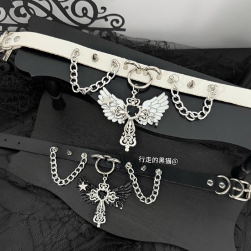 Gotische Subkultur Engelsflüge – Layered Pendant Necklace Aesthetic Bewertung und Preis