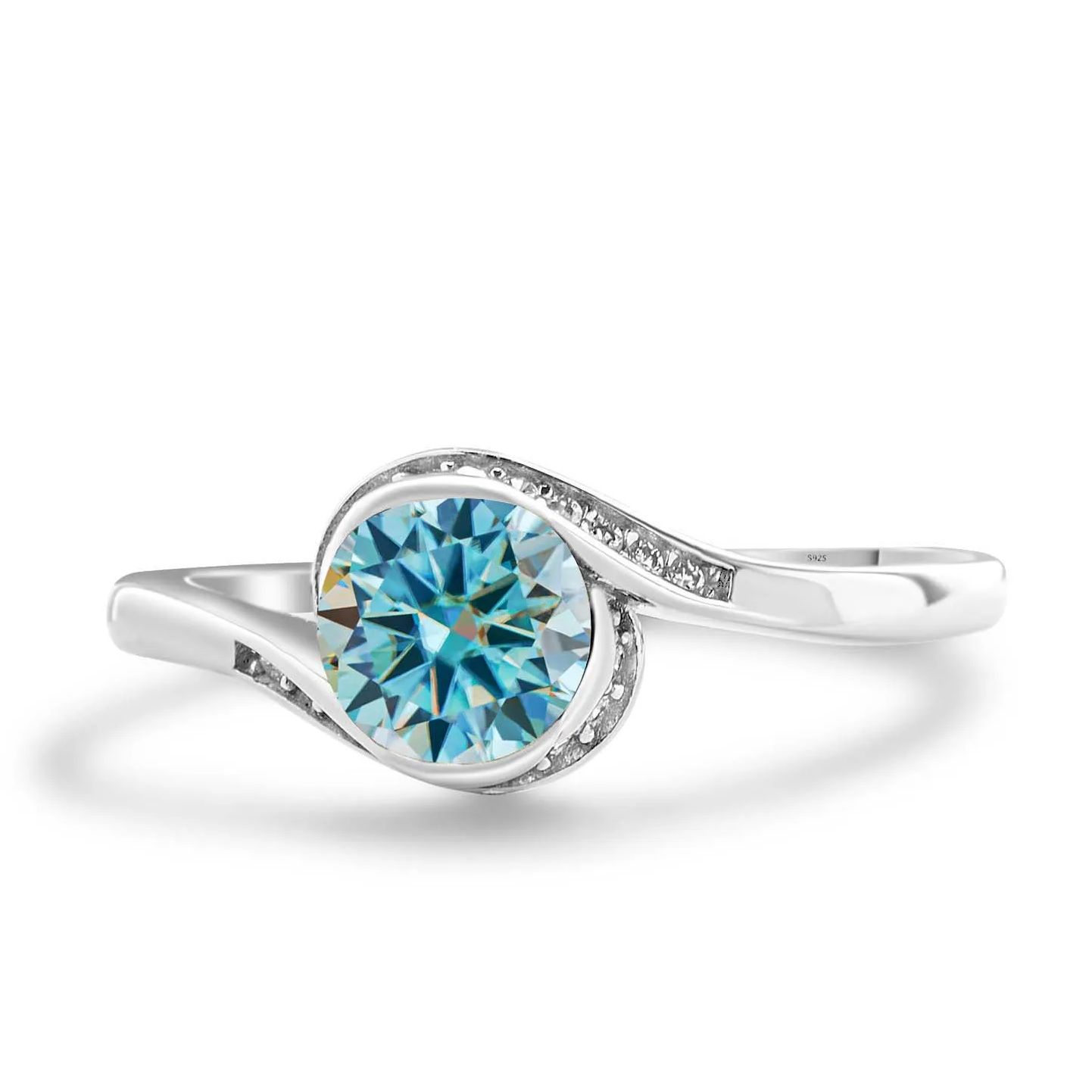 Verlobungsring für Damen mit M – Moissanite Engagement Ring 1 Carat Bewertung und Preis