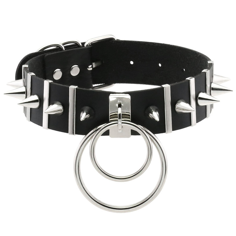 Rosa Bondage Spike Halsband Ha – Goth Punk Spike Choker Bewertung und Preis