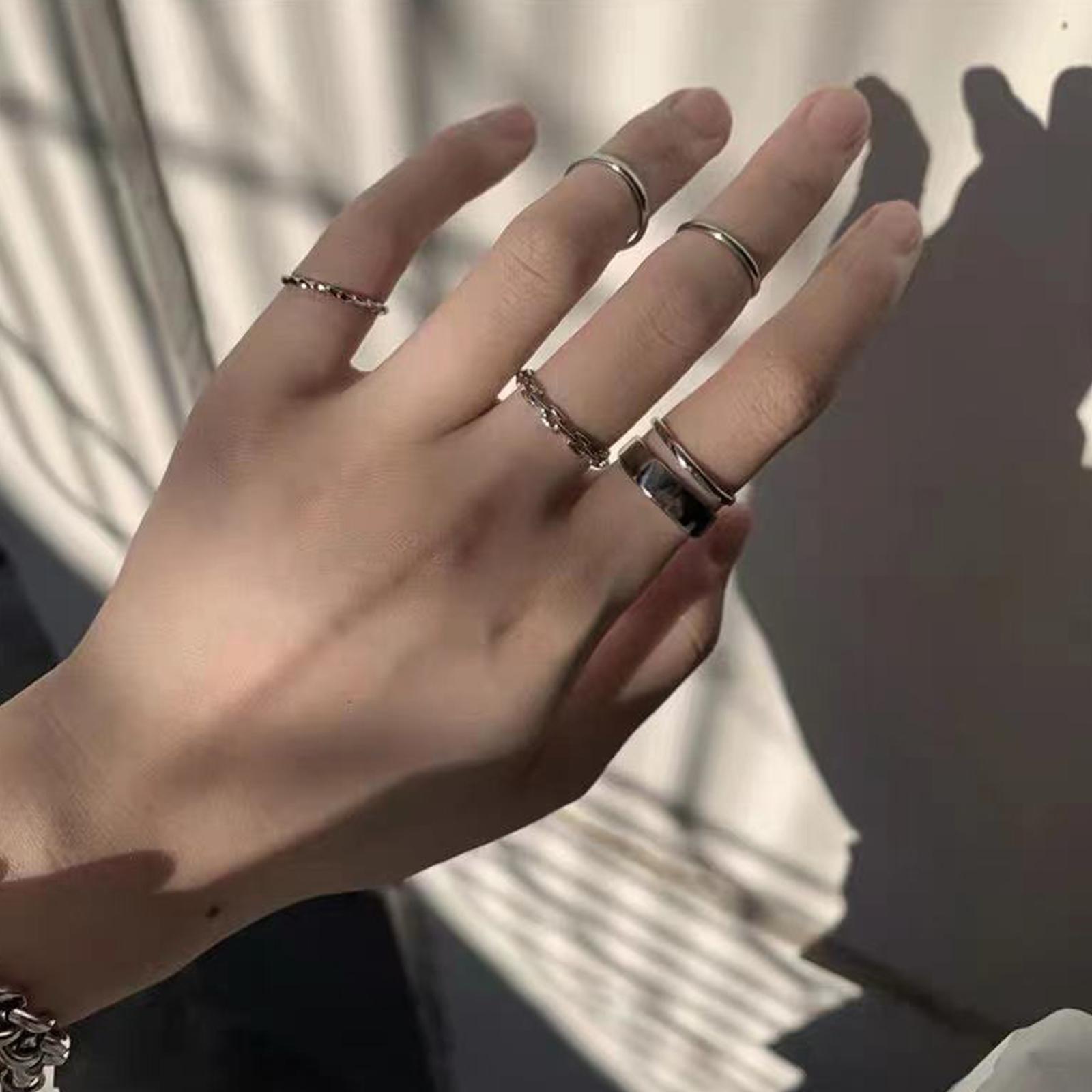 Damen Hip-Hop-Ring-Set Vintage – Vintage Punk Knuckle Rings Set Bewertung und Preis